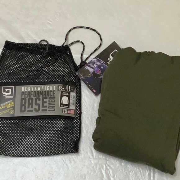 PolarMax 4.0 HEAVYWEIGHT ZIP MOCK - OD Green - Picture 14 of 15